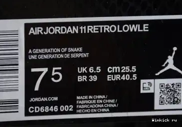 - RETRO SNAKE LOW BONE JORDAN LIGHT 11 0627